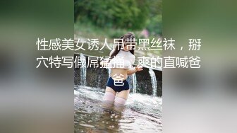 性感美女诱人吊带黑丝袜，掰穴特写假屌猛捅，爽的直喊爸爸