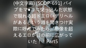 (中文字幕) [SCOP-691] バイブをマ●コに突っ込んだ状態で現れる超ドエロいデリヘルがあるという噂を聞きつけ実際に呼んでみたら、想像を超えるエロが目の前に広がっていた！！Part5