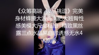 《众筹高端✅极品挑逗》完美身材蜂腰大波圆润肥大翘臀性感美模大尺度私拍✅精致黑丝露三点水晶屌自慰诱惑无水4K原画