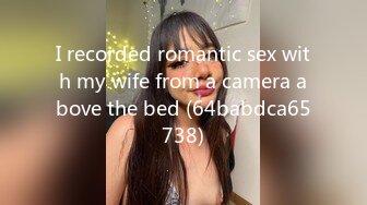 I recorded romantic sex with my wife from a camera above the bed (64babdca65738)